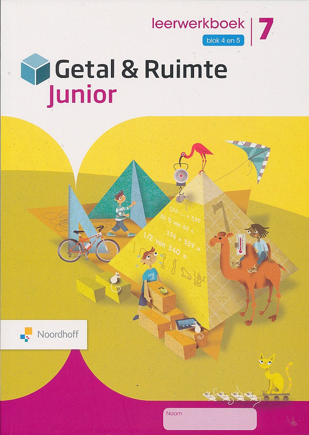 Getal en Ruimte Junior leerwerkboek blok 4 en 5 groep 7 (per stuk)