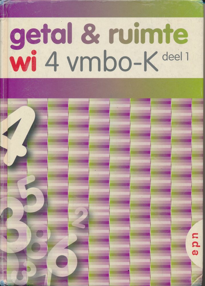 Getal en Ruimte 4 deel 1 VMBO-K