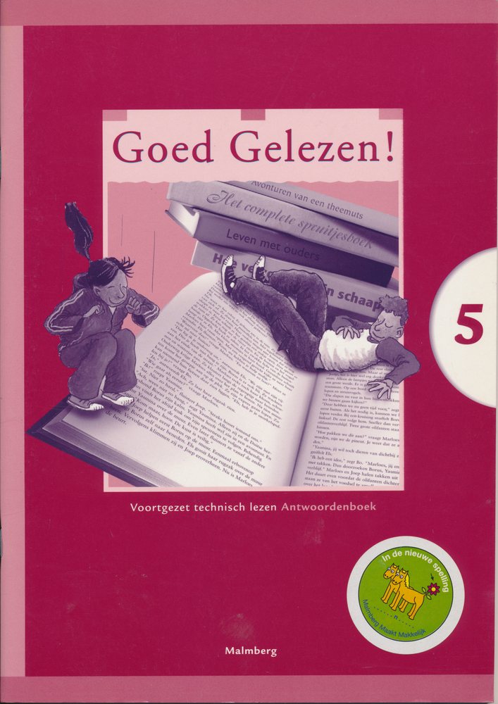 Goed Gelezen versie 2 Technisch lezen Antwoordenboek groep 5