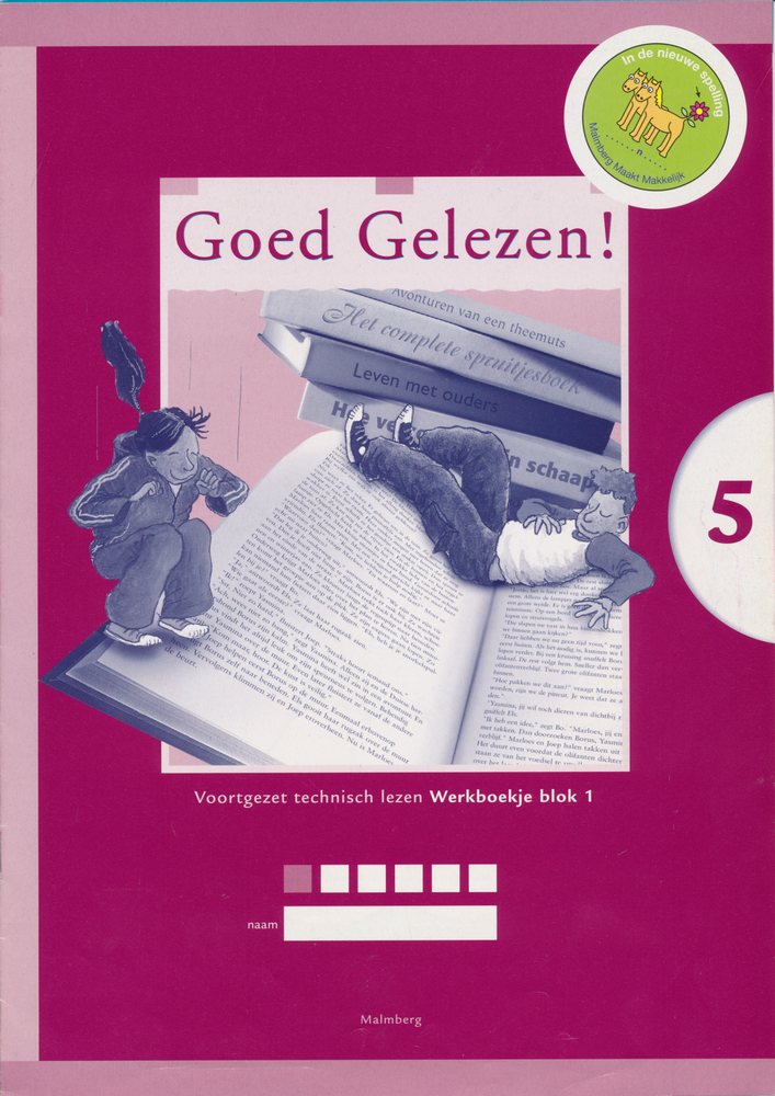 Goed Gelezen versie 2 VTL Werkboek blok 1 groep 5 (per stuk)