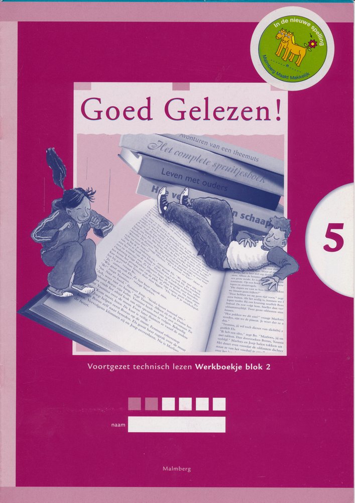 Goed Gelezen versie 2 VTL Werkboek blok 2 groep 5 (per stuk)