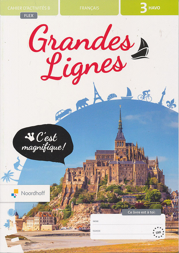 Grandes Lignes 6e editie Flex Werkboek 3B HAVO