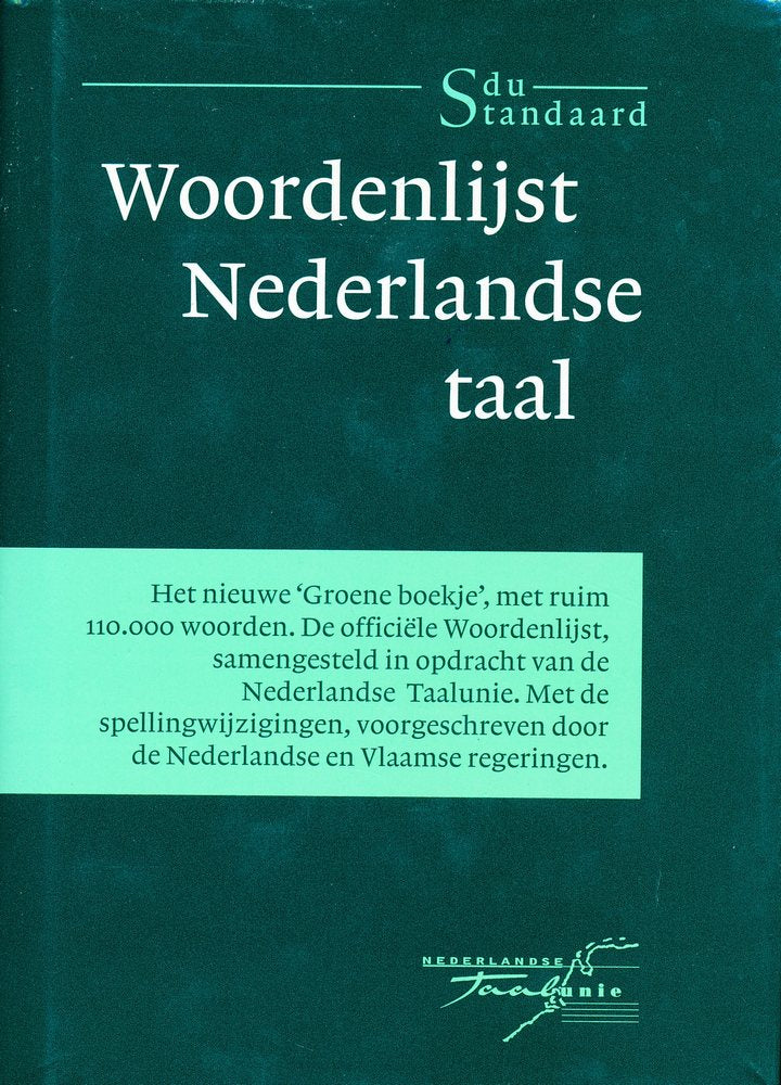 Woordenlijst Nederlandse taal: Het groene boekje