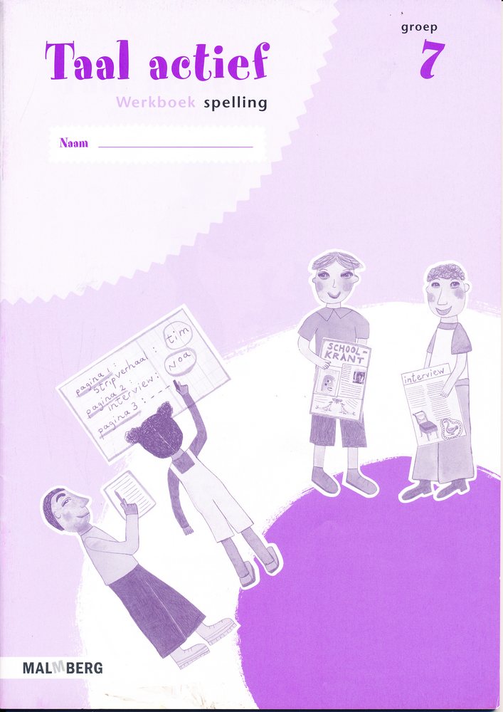 Taal Actief versie 3 Werkschrift Spelling groep 7 (per stuk)