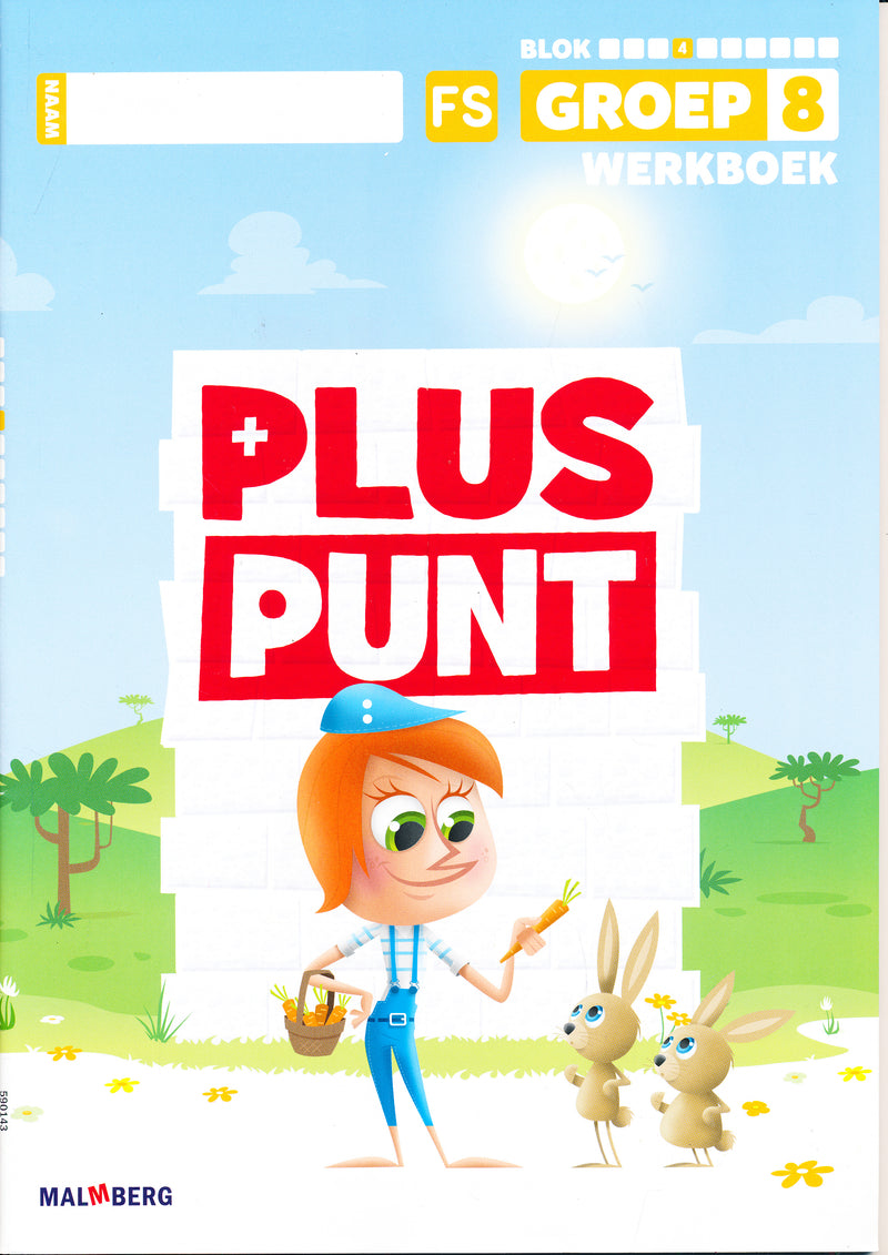 Pluspunt versie 4 Werkboek blok 4 groep 8 FS (per stuk)