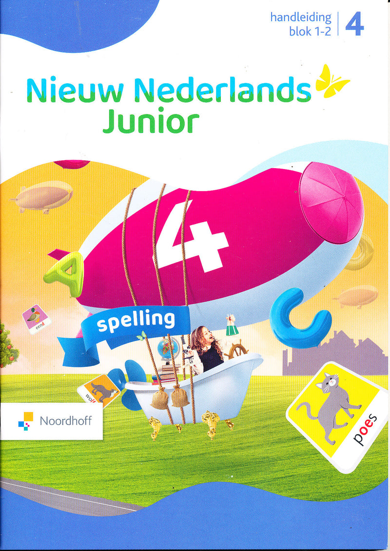 Nieuw Nederlands Junior Spelling Handleiding blok 1-2 groep 4