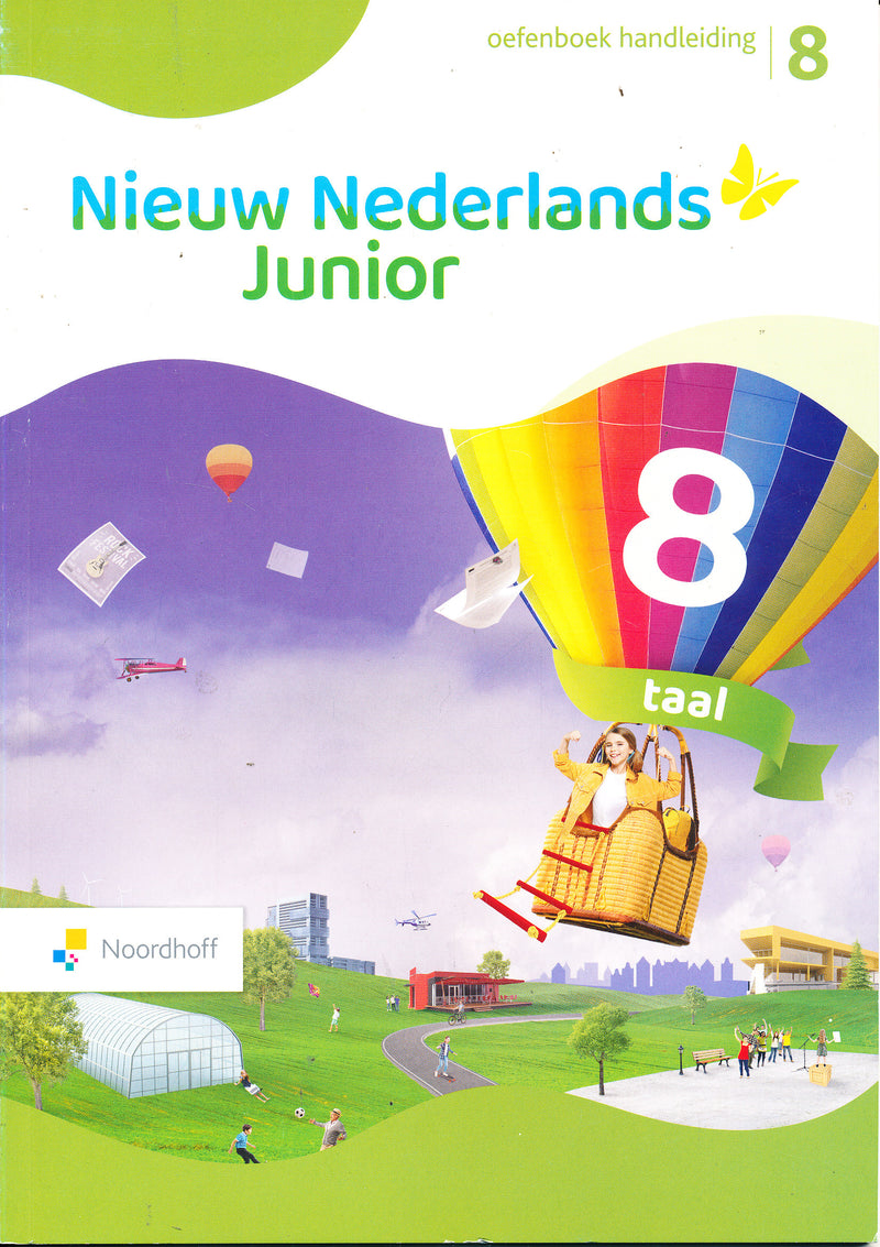 Nieuw Nederlands Junior Taal Handleiding Oefenboek groep 8