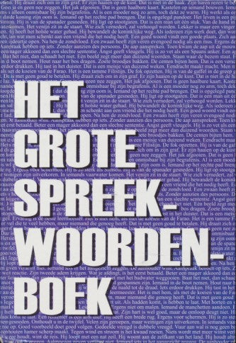 Het grote spreekwoordenboek