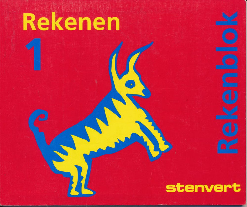 Stenvert Rekenen 1 groep 3 Rood (per stuk)