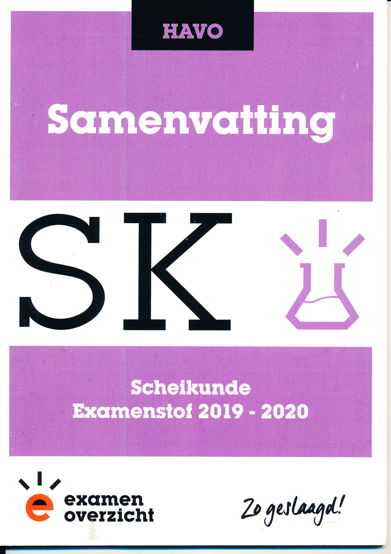 Samenvatting Examen-Overzicht Scheikunde HAVO 9789492981332