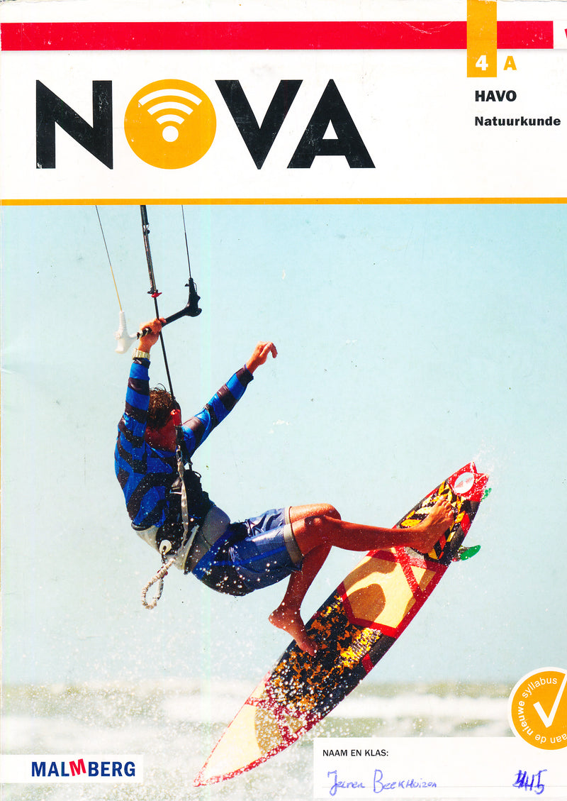 Nova Natuurkunde Leerwerkboek 4A HAVO 9789402077735