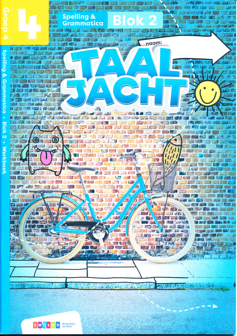 Taaljacht werkboek Spelling en grammatica blok 2 groep 4