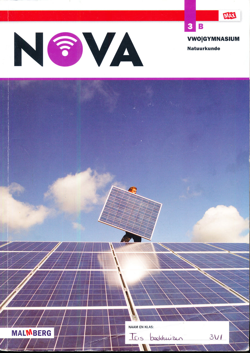 Nova Scheikunde 3B VWO/Gymnasium 9789402065145