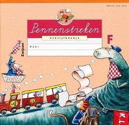 Pennenstreken versie 1 schrijfboekje F (per stuk)