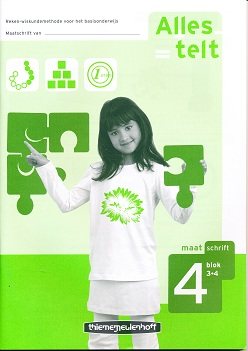 Alles Telt versie 2 Maatschrift groep 4 blok 3+4 (per stuk)