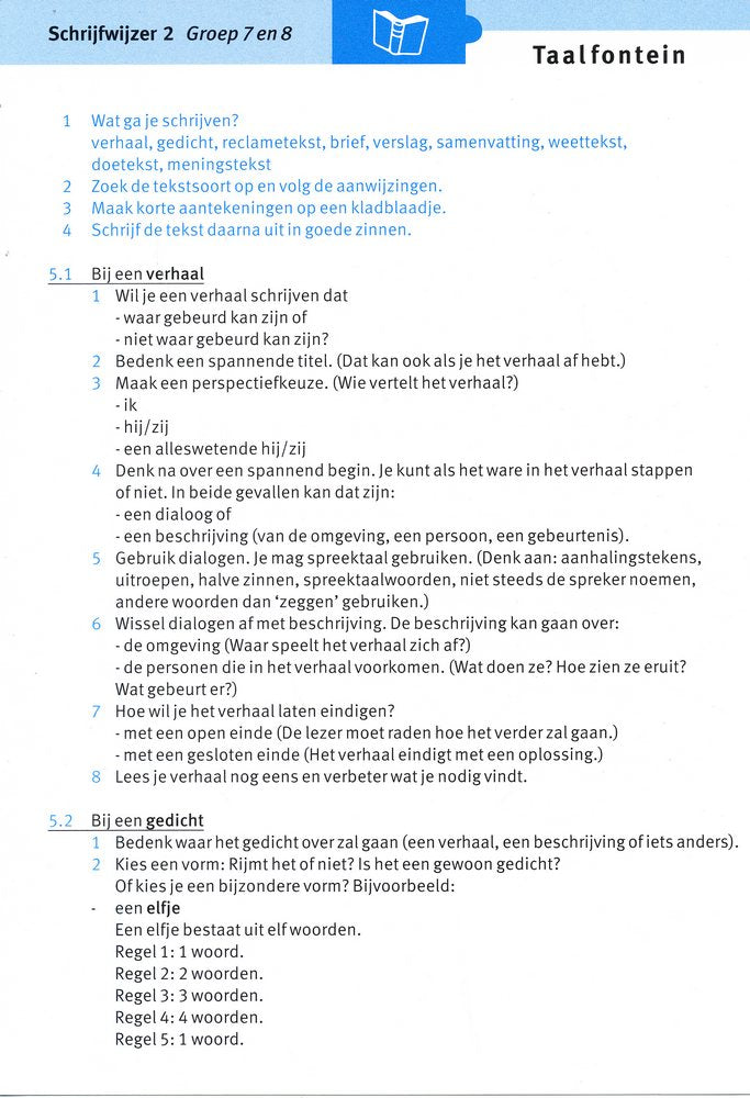 Taalfontein Schrijfwijzer 2 groep 8  (per stuk)
