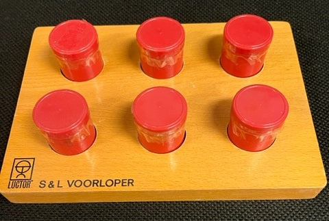 Schudkokers rood 6 stuks (Luctor)