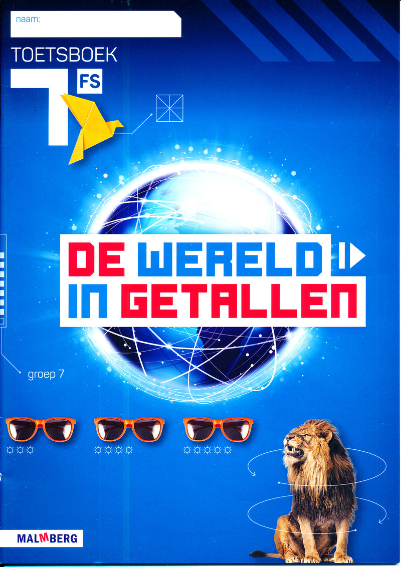 De wereld in Getallen versie 5 Toetsboek F groep 7 (per stuk)