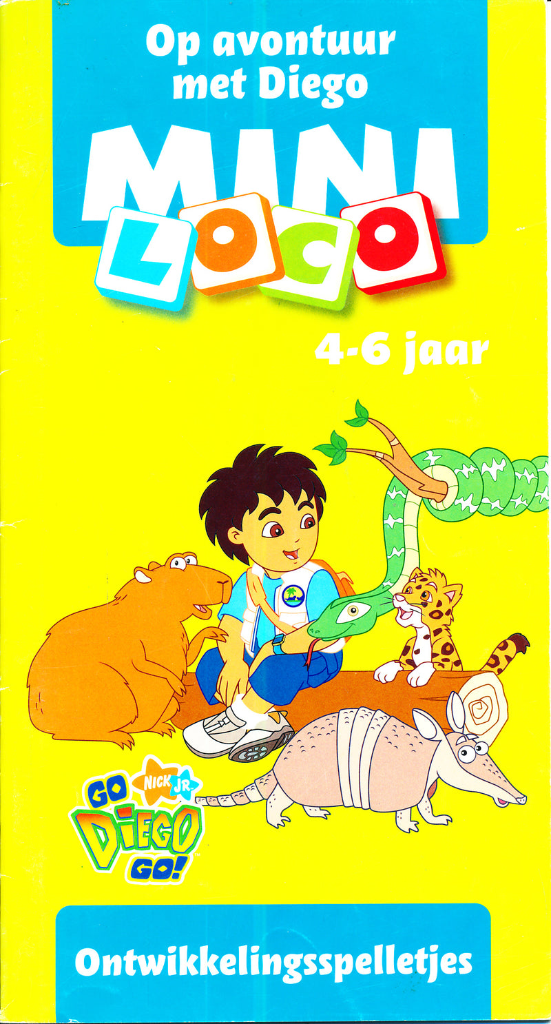 Mini Loco Ontwikkelingsspelletjes Op avontuur met Diego (4-6 jaar)
