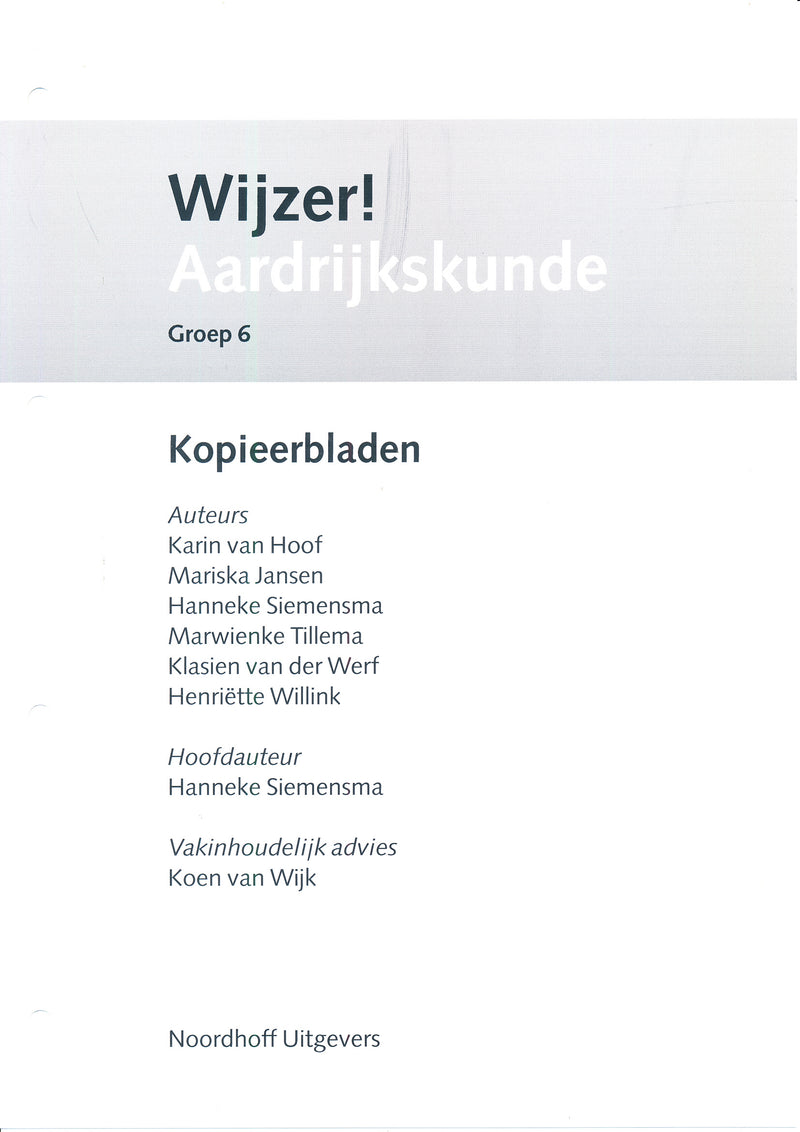 Wijzer! Aardrijkskunde kopieerbladen groep 6 (zie omschrijving)