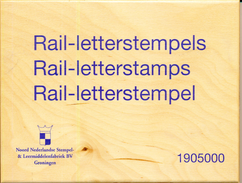 Rail-letterstempels Noord Nederlandse Stempelfabriek 1905000 bijna nieuwstaat