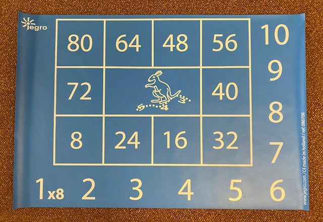 Jegro Hinkelmat tafel van 8