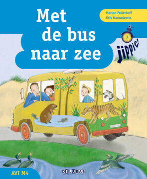 Jippie Leesboek Met de bus naar zee AVI 4A