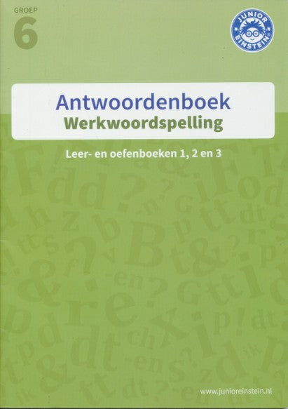 Junior Einstein Werkwoordspelling Antwoordenboek groep 6