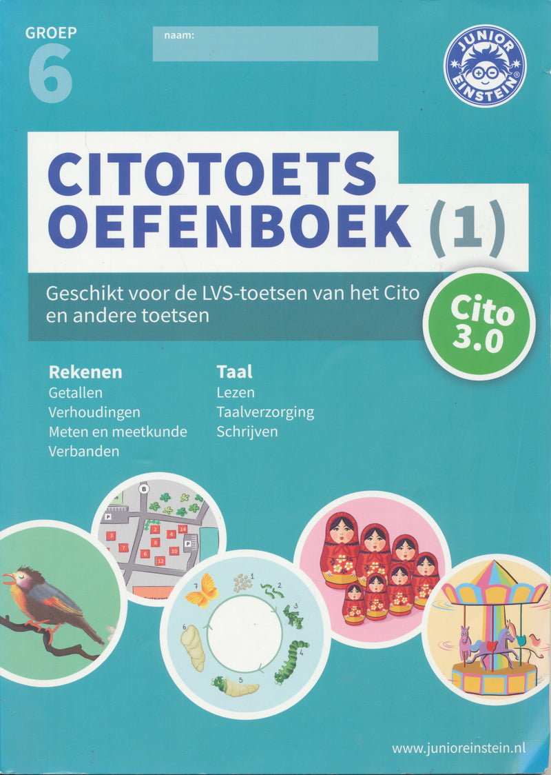 Junior Einstein Citotoets Oefenboek deel 1 groep 6 (per stuk)