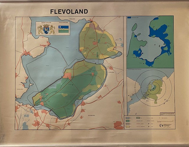 Klassikale kaart Flevoland