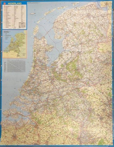 Klassikale kaart Nederland (Falk)