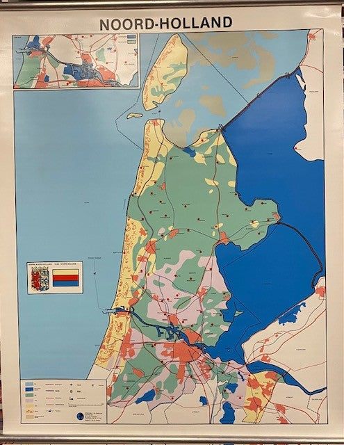 Klassikale kaart Noord-Holland