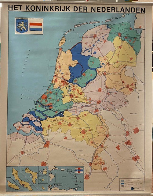 Klassikale kaart Het koninkrijk der Nederlanden (B-keuze)