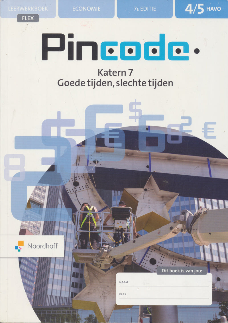 Pincode Economie 7e editie Flex Katern 7 Leerwerkboek 4/5 Havo (ISBN 9789001753986)