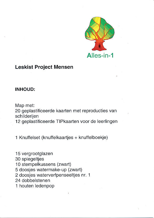 Alles-in-1 Leskist Project Mensen voor 60 leerlingen