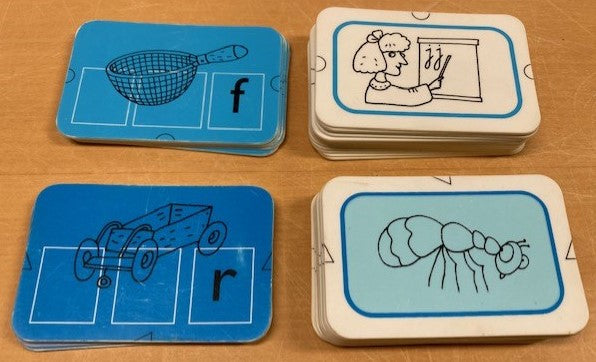 Leeslijn versie 2 Klankwijs 1 spel 1 en 2 eindklank (zonder doosje)