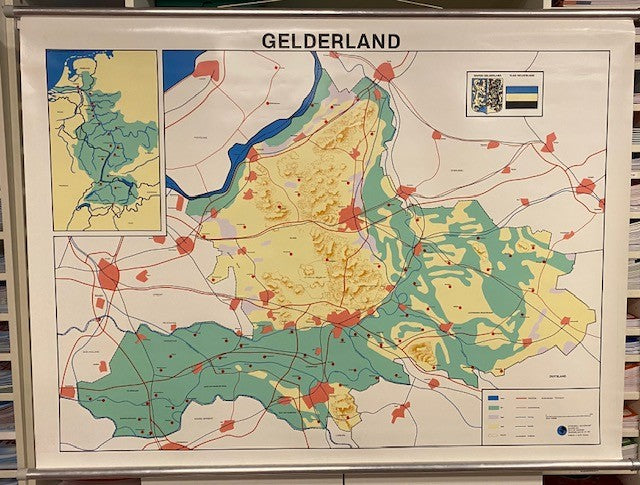Klassikale kaart Gelderland