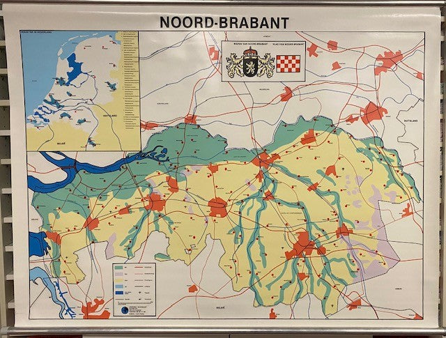 Klassikale kaart Noord Brabant