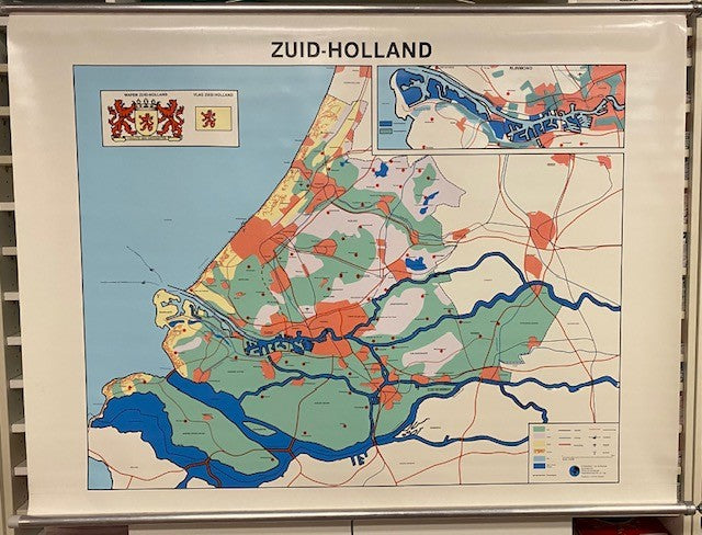 Klassikale kaart Zuid-Holland
