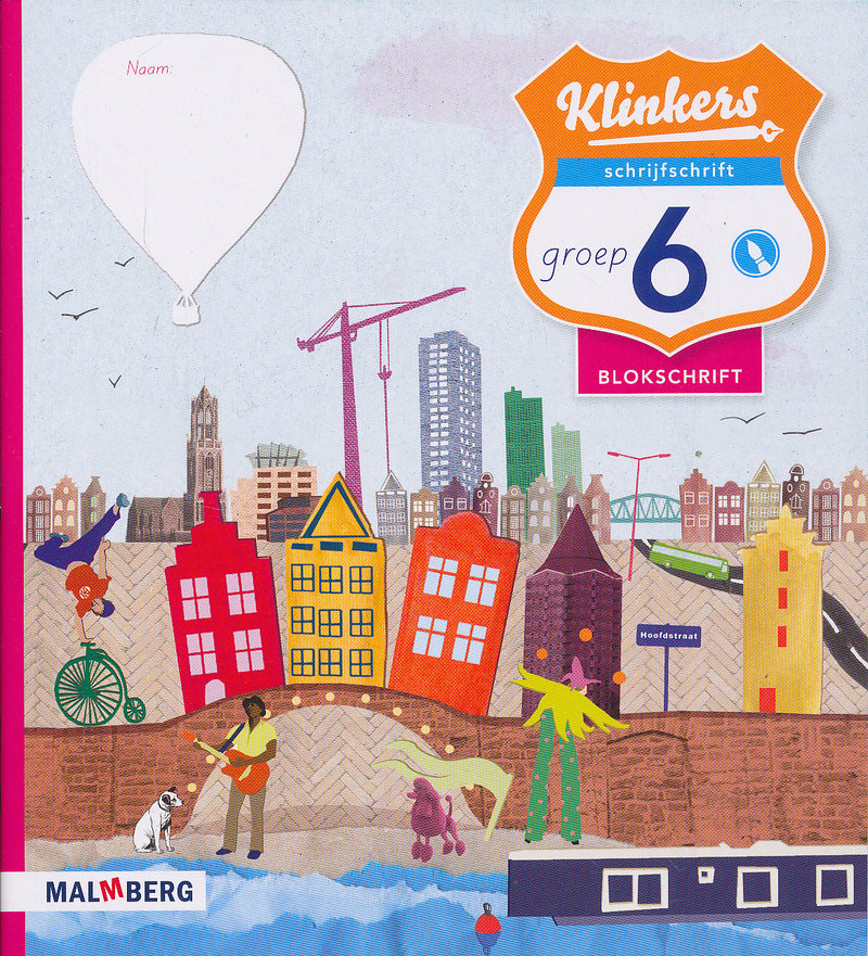 Klinkers schrijfschrift Blokschrift groep 6 (per stuk)