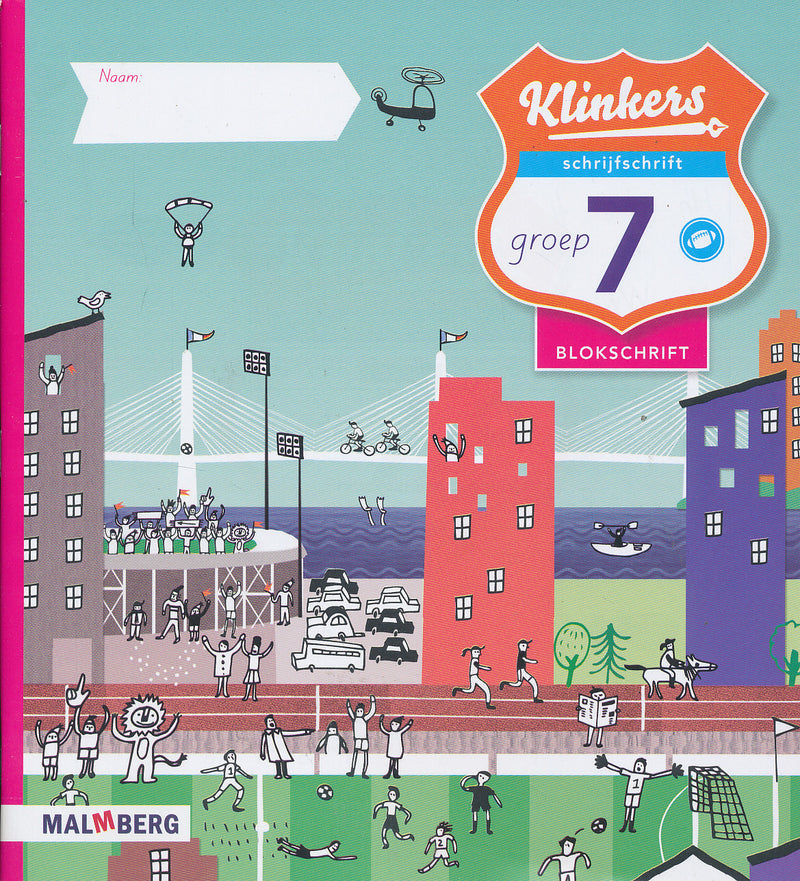 Klinkers schrijfschrift Blokschrift groep 7 (per stuk)