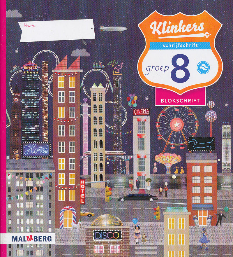 Klinkers schrijfschrift Blokschrift groep 8 (per stuk)