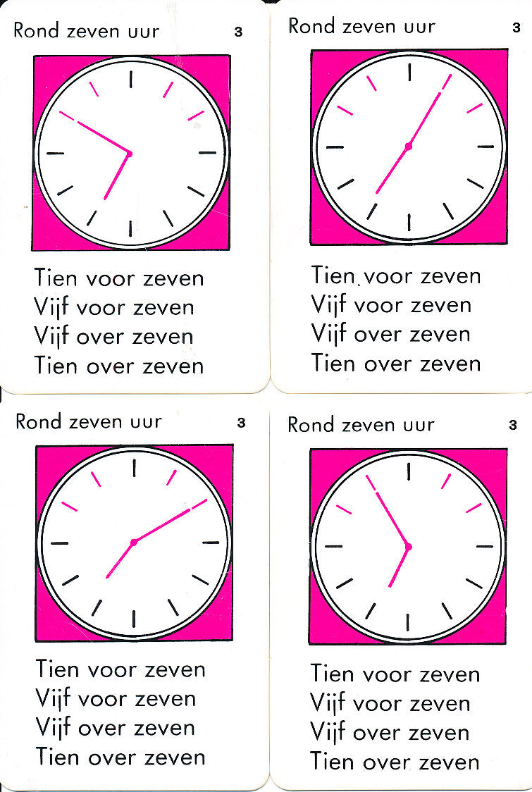 Kwartet klok kijken 3 Roze
