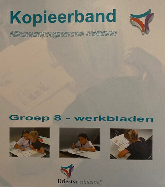 Kopieerband minimumprogramma rekenen werkbladen groep 8