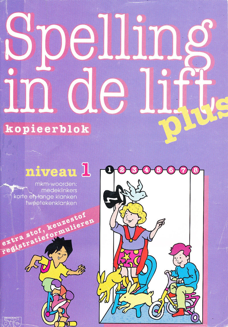 Spelling in de Lift Plus kopieerblok niveau 1