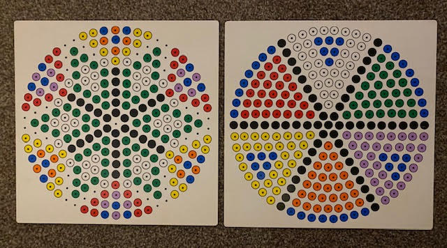 Kralenplank voorbeeld Rond (2 stuks)