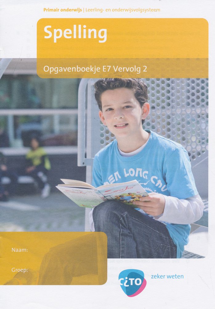 CITO/LOVS (2008) Spelling Opgavenboekje E7 Vervolg 2 (per stuk)