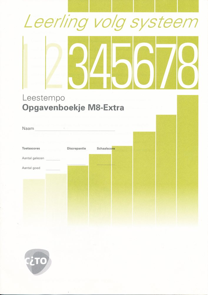 CITO/LOVS Leestempo Opgavenboekje M8 Extra (per stuk)