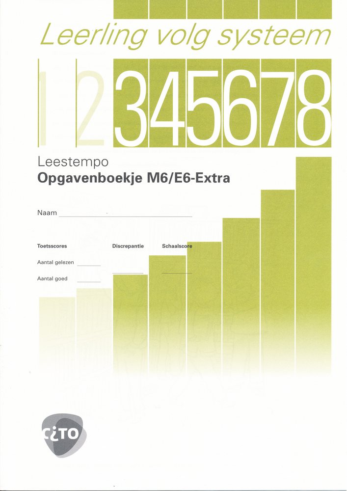 CITO/LOVS Leestempo Opgavenboekje M6/E6 Extra (per stuk)