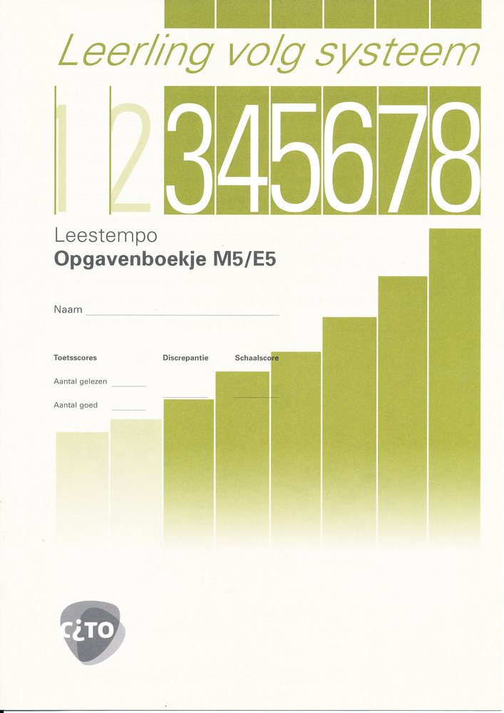 CITO/LOVS Leestempo Opgavenboekje M5/E5 (per stuk)